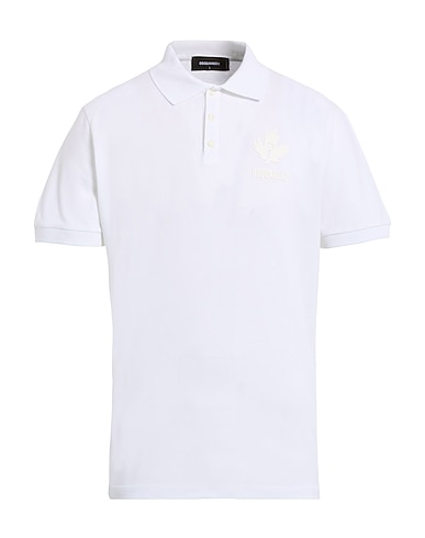 DSQUARED2 Polo Bianco 100% Cotone