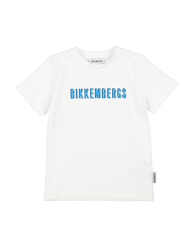 BIKKEMBERGS T-shirt White 95% Cotton, 5% Elastane