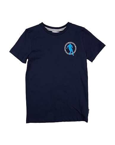 BIKKEMBERGS Camiseta Azul noche 100% Algodón