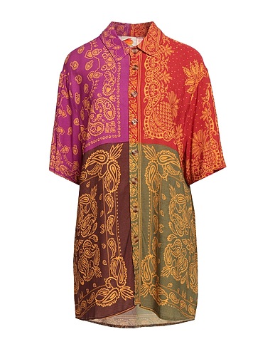 FARM RIO Patterned shirts & blouses Fuchsia 100% Rayon