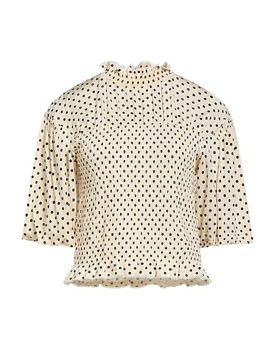 SANDRO Top Cream 95% Viscose, 5% Elastane
