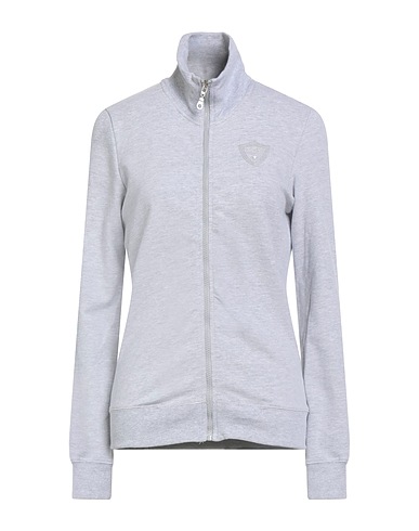 LOTTO Sweatshirt Light grey 97% Cotton, 3% Elastane