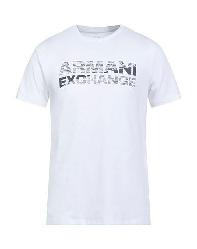 ARMANI EXCHANGE T-shirt Bianco 95% Cotone, 5% Elastan