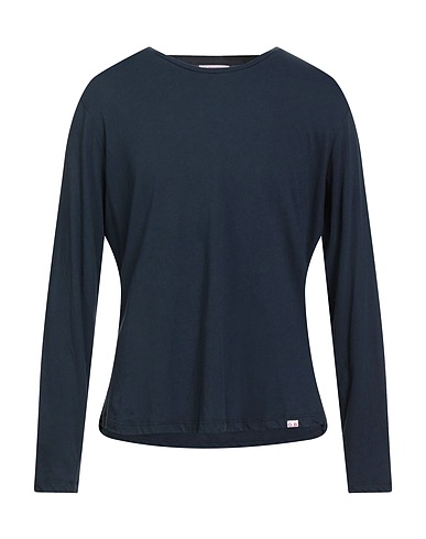 ORLEBAR BROWN Basic T-Shirt Navy blue 100% Cotton