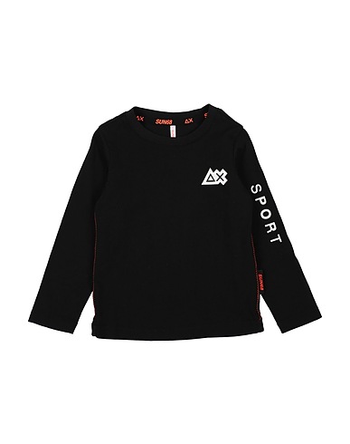 SUN 68 T-shirt Black 100% Cotton