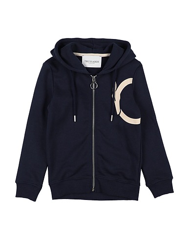 TRUSSARDI JUNIOR Sweatshirt Navy blue 100% Cotton