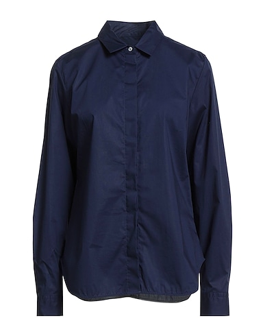 ROBERT FRIEDMAN Chemises et chemisiers de couleur unie Bleu marine 97% Coton, 3% Élasthanne