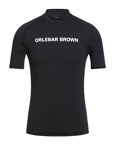 ORLEBAR BROWN T-shirt Black 74% Polyamide, 26% Elastane