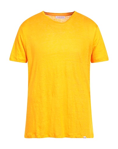 ORLEBAR BROWN T-shirt Orange 100% Linen