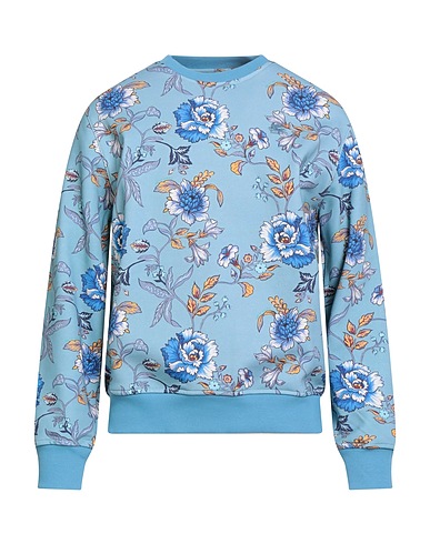 ETRO Sweatshirt Sky blue 90% Cotton, 10% Polyester
