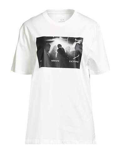 ARMANI EXCHANGE T-shirt Bianco 100% Cotone