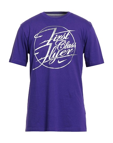 NIKE T-shirt THE ATHLETIC DEPT. Purple 100% Cotton