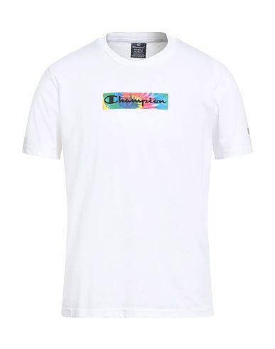 CHAMPION T-shirt Λευκό 100% Βαμβάκι