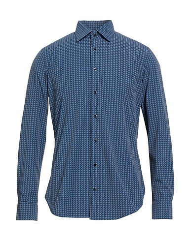 MICHAEL KORS MENS Camicia fantasia Avio 85% Nylon, 15% Elastan