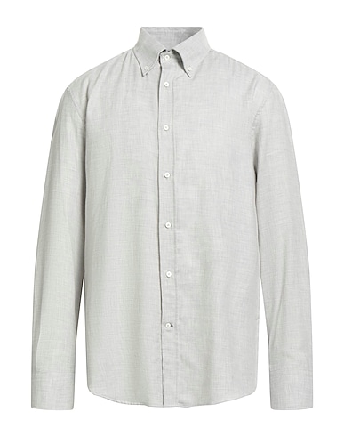 BRUNELLO CUCINELLI Solid colour shirt 85% Cotton, 15% Cashmere