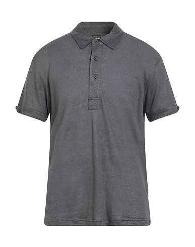 ORLEBAR BROWN Polo shirt Charcoal 100% Linen