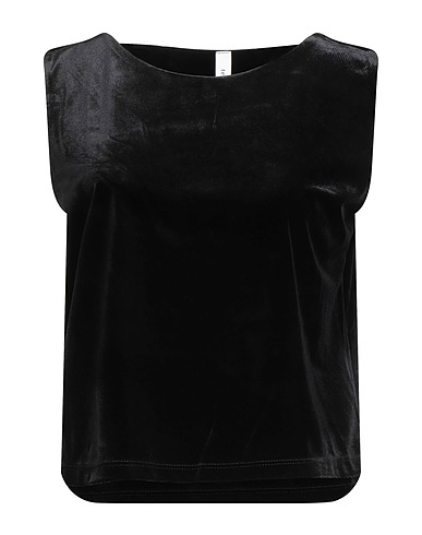 TENSIONE IN Top Nero 95% Poliestere, 5% Elastan