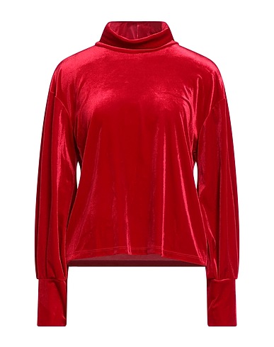 TENSIONE IN Top ROSSO 95% Polyester, 5% Elastane