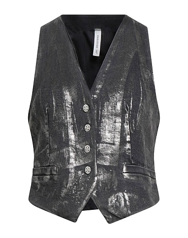 TENSIONE IN Vest Grey 98% Cotton, 2% Elastane