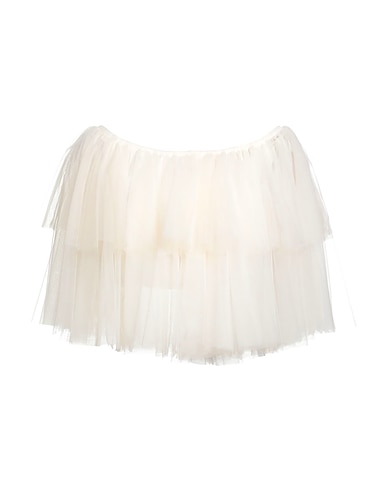 TENSIONE IN Top Cream 100% Polyester, Cotton