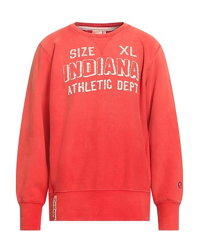 CHAMPION Sweatshirt INDEX + ARCHIVES Tomato red 82% Cotton, 18% Polyester