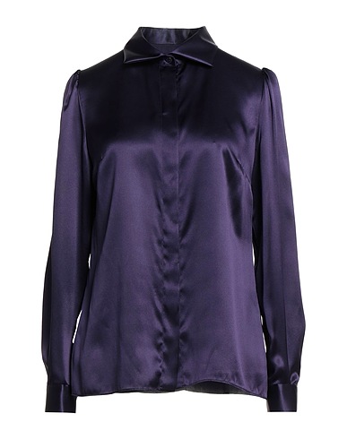 DOLCE&GABBANA Silk shirts & blouses Dark purple 100% Silk