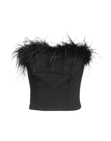 TENSIONE IN Top Black 65% Viscose, 32% Nylon, 3% Elastane
