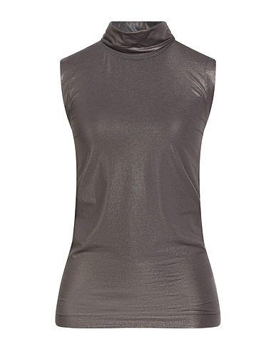 BRUNELLO CUCINELLI Top Cioccolato 60% Cotone, 30% Viscosa, 10% Elastan, Ottone