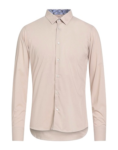 ADB 69 Solid colour shirt Sand 100% Cotton