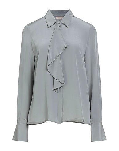CAMICETTASNOB Silk shirts & blouses Grey 100% Silk