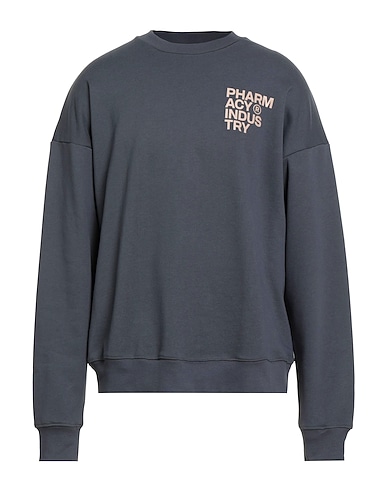 PHARMACY INDUSTRY Φούτερ Γκρι ανθρακί 100% Βαμβάκι