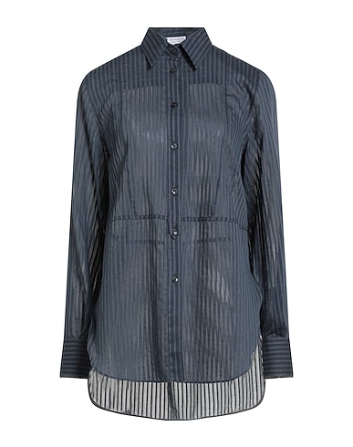 BRUNELLO CUCINELLI Striped shirt 79% Cotton, 21% Silk
