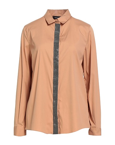 FABIANA FILIPPI Shirts 78% Cotton, 18% Polyamide, 4% Elastane, Ecobrass