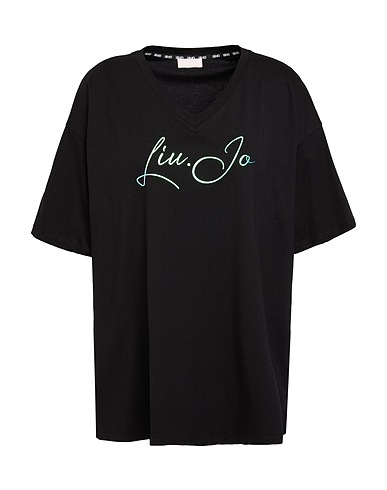 LIU •JO T-shirt Black 100% Cotton