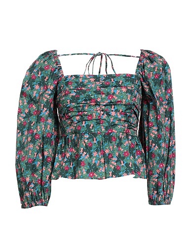 WEEKEND MAX MARA TOPWEAR Green 100% Cotton