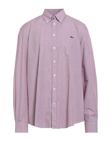 HARMONT & BLAINE Patterned shirt Burgundy 100% Organic cotton