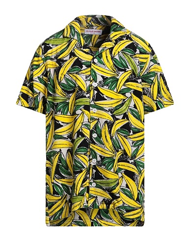 ORLEBAR BROWN Patterned shirt Yellow 100% Cotton