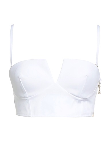 PATRIZIA PEPE Bustier White 100% Cotton