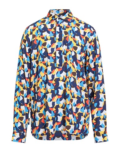 ORLEBAR BROWN Patterned shirt 80% Viscose, 20% Linen