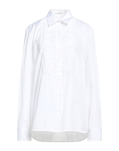 ERMANNO SCERVINO Shirts White 100% Cotton, Polyester