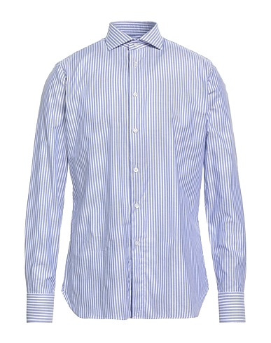 TRUZZI Camicia a righe Blu 100% Cotone