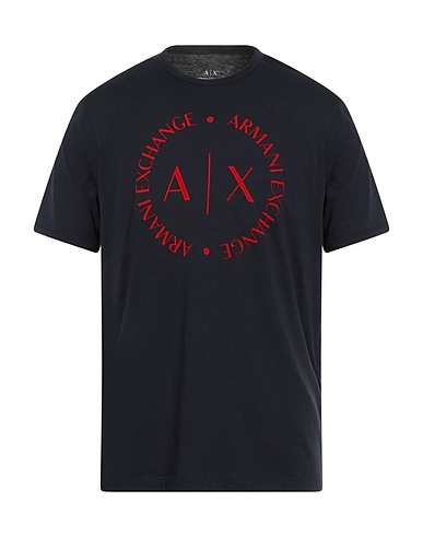 ARMANI EXCHANGE T-shirt Midnight blue 100% Cotton