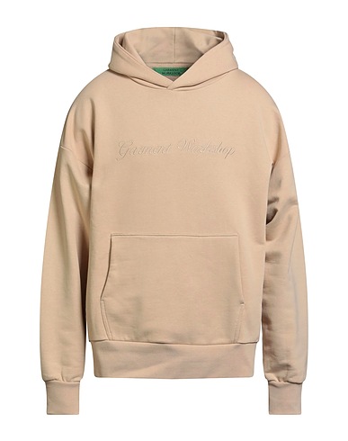 GARMENT WORKSHOP Hooded track jacket  Beige 100% Cotton