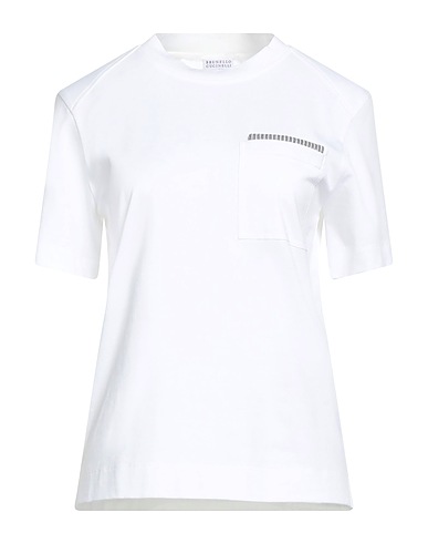BRUNELLO CUCINELLI T-shirt Ivory 100% Cotton