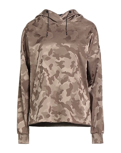 RRD Hooded sweatshirt Khaki 98% Polyester, 2% Elastane