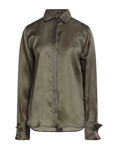 MAX MARA Silk shirts & blouses SFILATA Military green 100% Silk