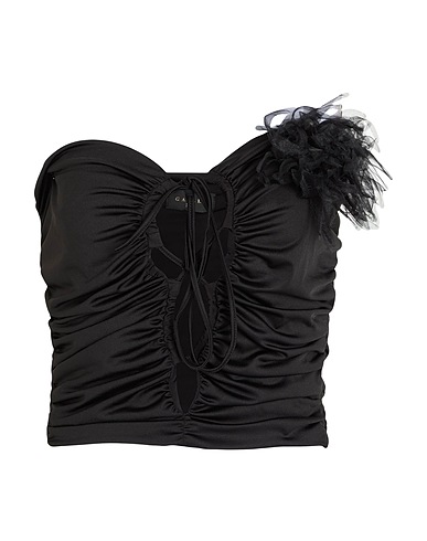 GAëLLE Paris Top NOIR Black 93% Polyester, 7% Elastane