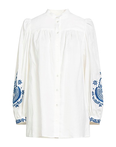 WEEKEND MAX MARA Linen shirt White 100% Linen, Viscose