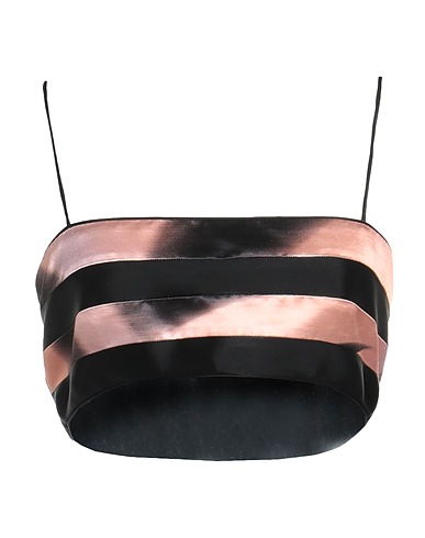 GIORGIO ARMANI Top Black 54% Linen, 46% Silk, Acetate, Polyamide, Elastane