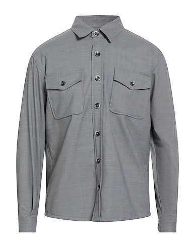 CRUNA Camisa lisa 54% Lana, 44% Poliéster, 2% Elastán